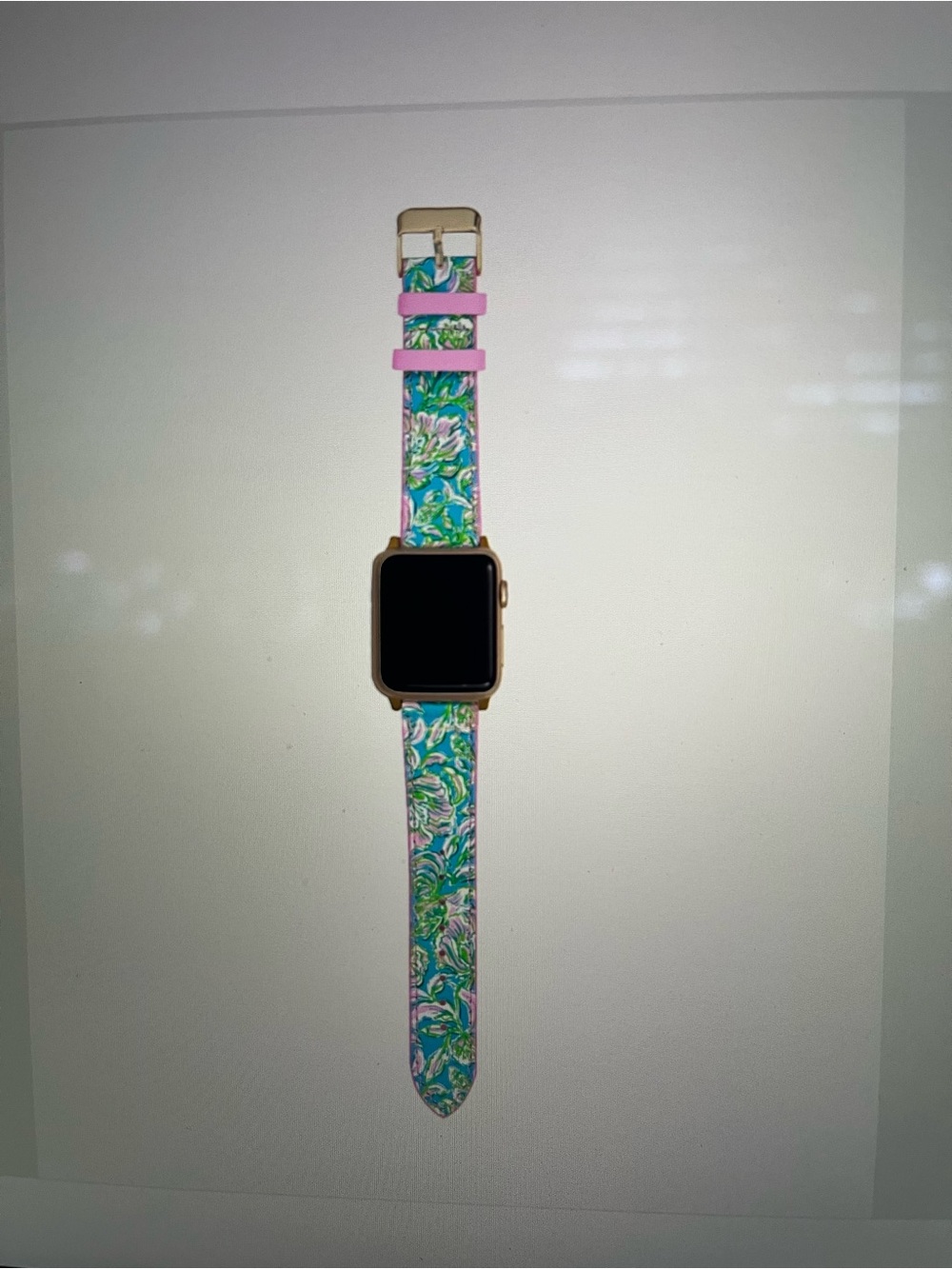 Lilly Pulitzer Pink & Green Floral Smartwatch Band
